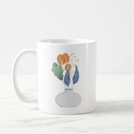 Minimalistische Bouquet-Tasse Kaffeetasse