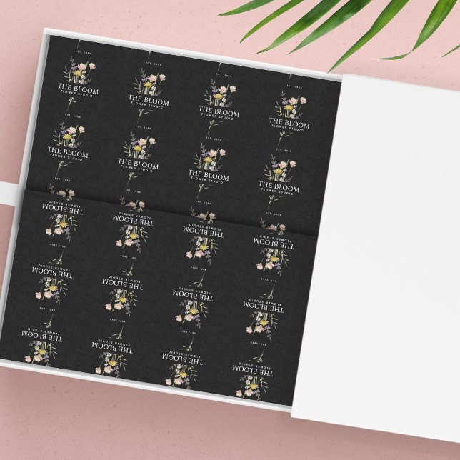 Minimalistische Boutique der Floristen Blume Seidenpapier (Von Creator hochgeladen)
