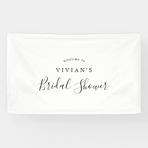 Minimalistische Brautparty-Willkommensgruß Banner