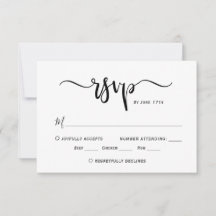 Minimalistische Chic Calligraphy Script Wedding RS