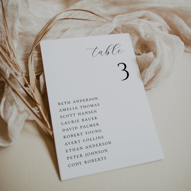 Minimalistische Chic-Hochzeitskarte Einladung (Von Creator hochgeladen)