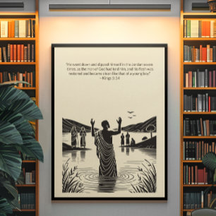 Minimalistische Christliche Wall Art - Bibelverse Poster