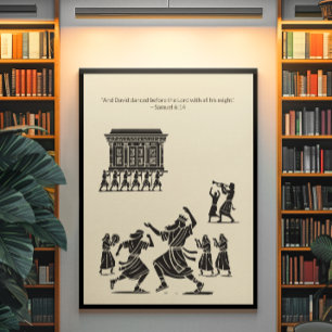 Minimalistische Christliche Wall Art - Bibelverse Poster