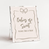 Minimalistische Coquette Baby Dusche Babys sind sü