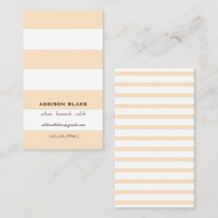 Minimalistische Creme aus einfachen, klassischen S Visitenkarte