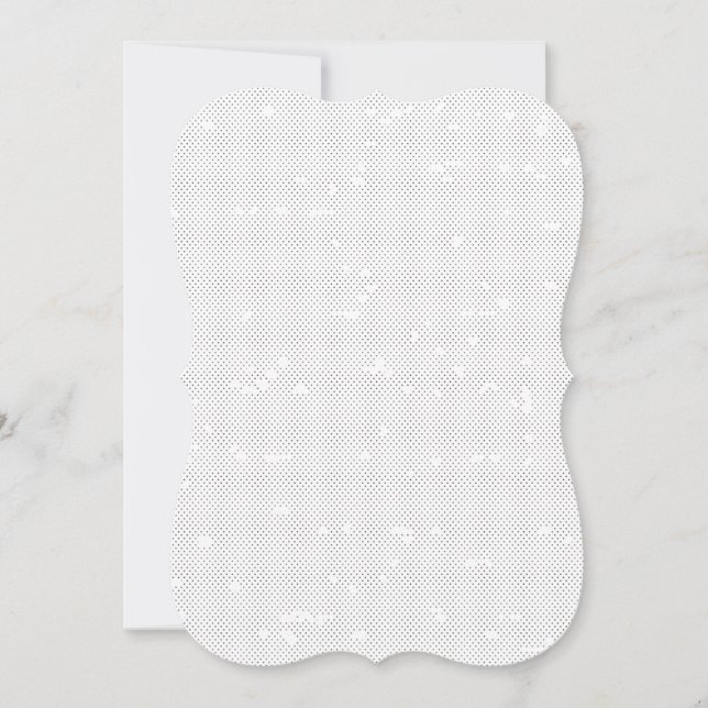 Minimalistische Daisy-Muster-Flachkarten (Vorderseite)