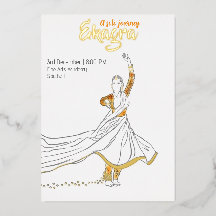 Minimalistische Dance-Performance von Kathak Solo