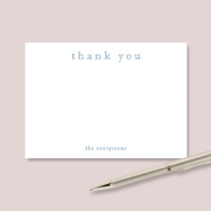 Minimalistische Dankeschön-Papeterie für Paare ode Mitteilungskarte