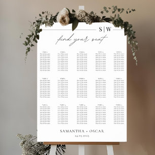 Minimalistische Designeinladung   Elegant und mode Poster