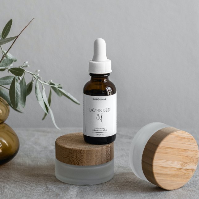 Minimalistische Dropper-Flaschen-Etikett (Von Creator hochgeladen)