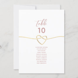 Minimalistische Dusty-Rose-Hochzeitskarte