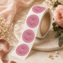 Minimalistische Dusty Rose Pink Hochzeit