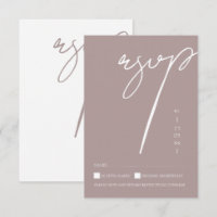 Minimalistische Eggplant Script Typografy Wedding