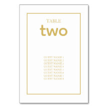 Minimalistische Einfache Gold Black & White Hochze
