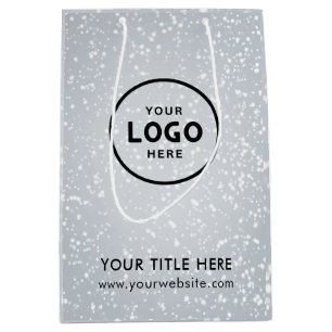 Minimalistische einfache moderne Geschäftsgeschenk Mittlere Geschenktüte
