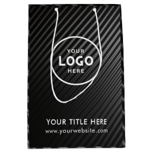 Minimalistische einfache moderne Geschäftsgeschenk Mittlere Geschenktüte