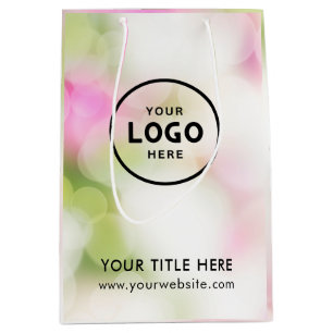 Minimalistische einfache moderne Geschäftsgeschenk Mittlere Geschenktüte
