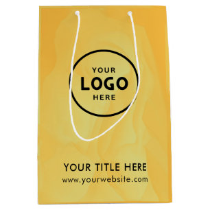 Minimalistische einfache moderne Geschäftsgeschenk Mittlere Geschenktüte