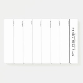 Minimalistische einfache Planung Post-it Klebezettel