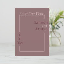 Minimalistische einfache, rosafarbene Hochzeit spe