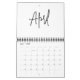 Minimalistische einfache Schreibmonate pro Jahr Kalender (Apr 2025)