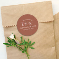 Minimalistische Einfache Terracotta Hochzeit Nehme