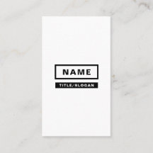 Minimalistische einfache vertikale Geschäfts-Karte