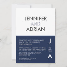 Minimalistische Einladung