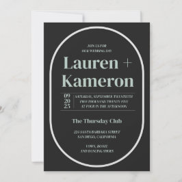 Minimalistische Einladung