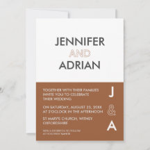 Minimalistische Einladung