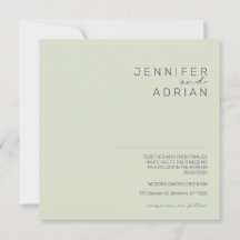 Minimalistische Einladung