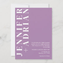 Minimalistische Einladung