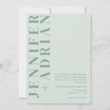 Minimalistische Einladung