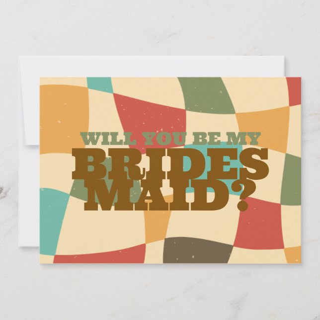 Minimalistische Einladung zur Hochzeit (Vorderseite)