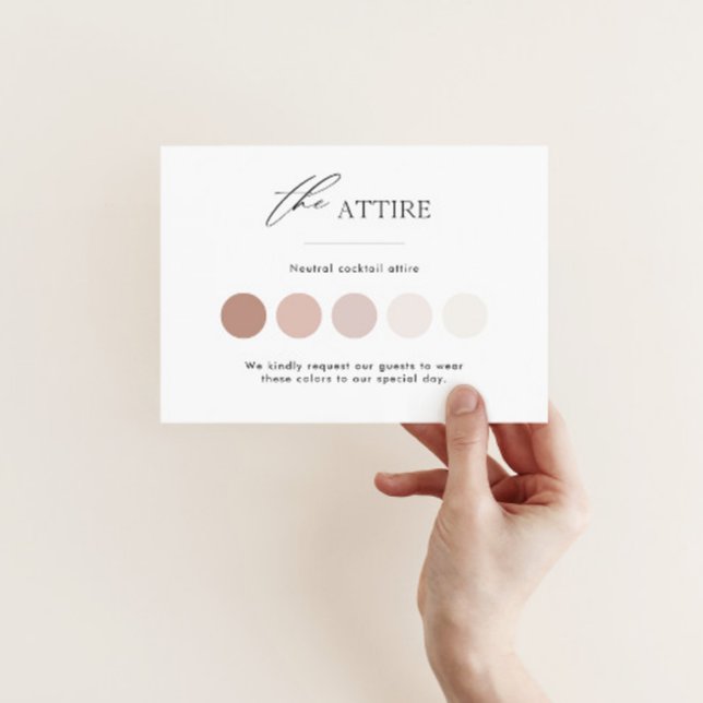 Minimalistische Einsteckkarte für die Hochzeitskle Mitteilungskarte (Von Creator hochgeladen)