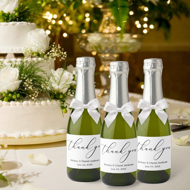 Minimalistische Elegance Calligraphy Wedding Mini (Customize to change your personalized text size or text style.)