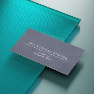 Minimalistische Elegant Texture Blue Anwältin auf  Visitenkarte
