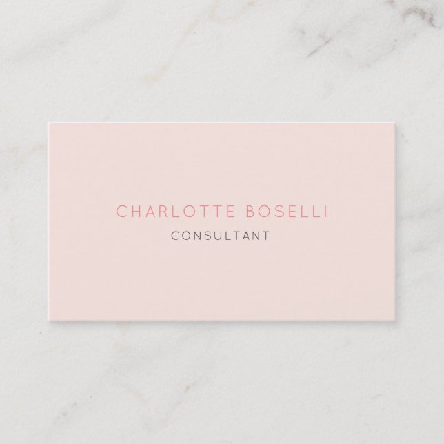 Minimalistische Elegante Berufliche Premium Silk Visitenkarte (Vorderseite)