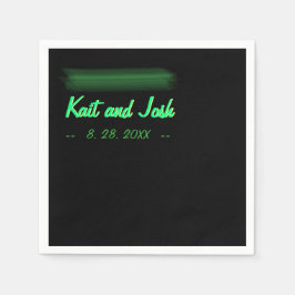 Minimalistische Elegante Fab Style Wedding Serviette