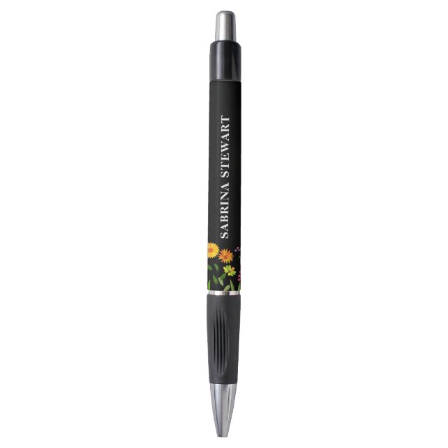 Minimalistische Elegante Frühlingsflora Kugelschreiber (Vorderseite Vertikal)