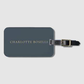 Minimalistische Elegante Klassische Professionelle Gepäckanhänger