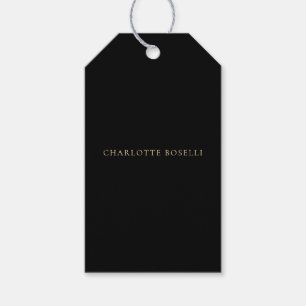 Minimalistische Elegante Klassische Professionelle Geschenkanhänger