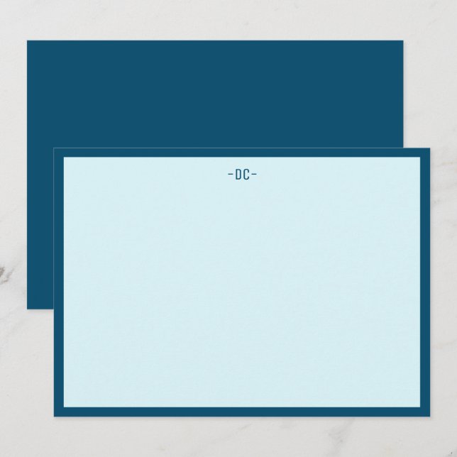 Minimalistische elegante moderne Vorlage mit Grenz (Vorne/Hinten)