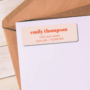 Minimalistische elegante Pastell-Bold