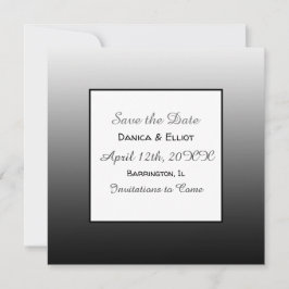 Minimalistische Elegante Simple Heart Foto Wedding Save The Date