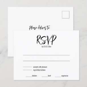 💍 Minimalistische, elegante UAWG- und Diätanforde Postkarte