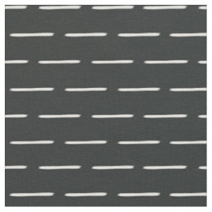 Minimalistische Elfenbeinlinien auf Schwarz Stoff