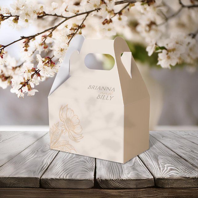 Minimalistische Erdbebenhochzeit Geschenkschachtel (Von Creator hochgeladen)