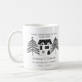 MINIMALISTISCHE ERSTE CHRISTMAS IN UNSERER NEUEN Z KAFFEETASSE