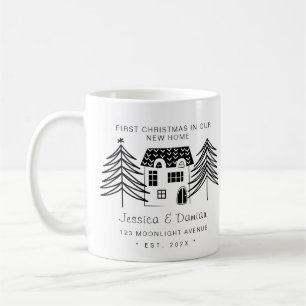MINIMALISTISCHE ERSTE CHRISTMAS IN UNSERER NEUEN Z KAFFEETASSE